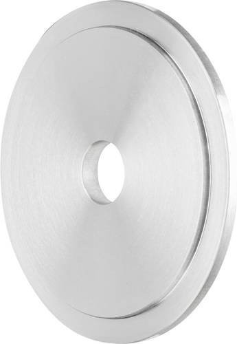 PFERD TOOLS Spannflansch für POLINOX-Vliesräder PNK in Silber mit Bohrung Ø 76,2 mm und Reduzierung auf Bohrung Ø 16,1 mm - Bild 1