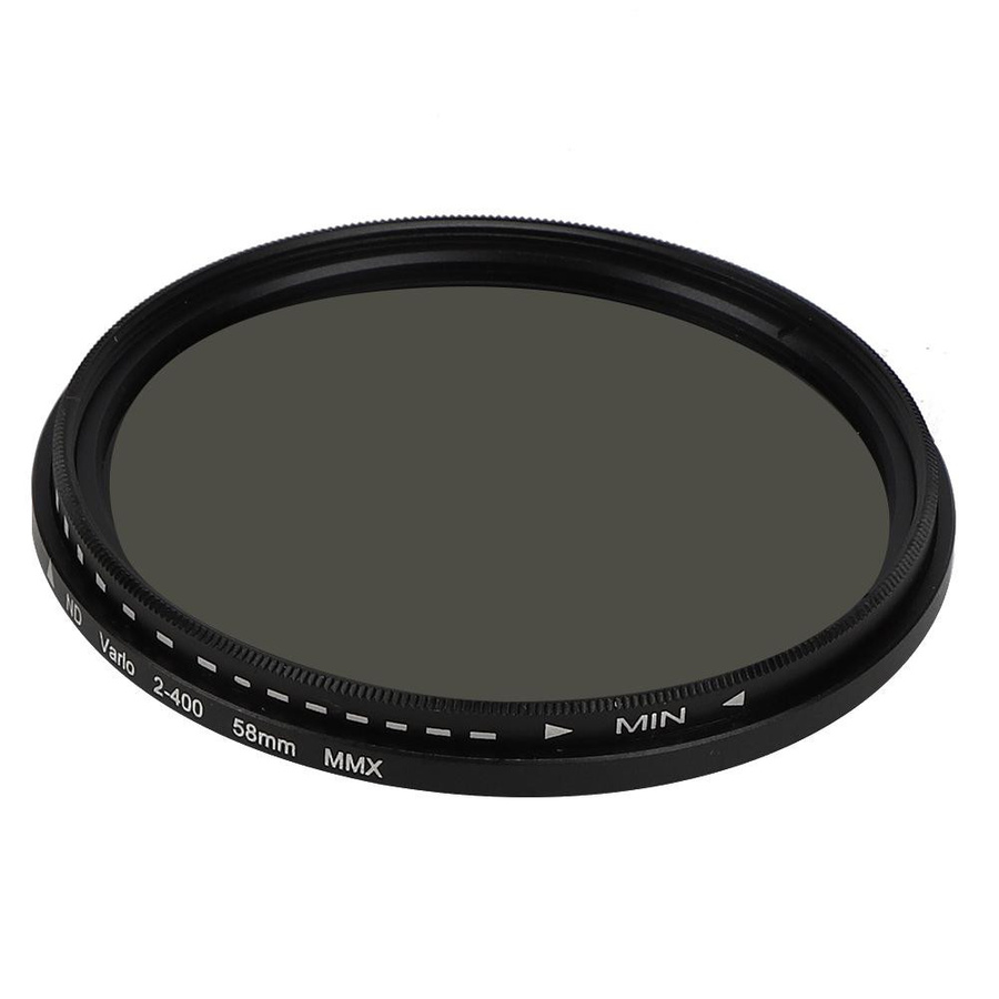 Junestar ND-Filter Neutraldichteobjektiv 58 mm in Schwarz für Canon Nikon Sony Pentax Olympus und Fuji Kameraobjektive - Bild 3