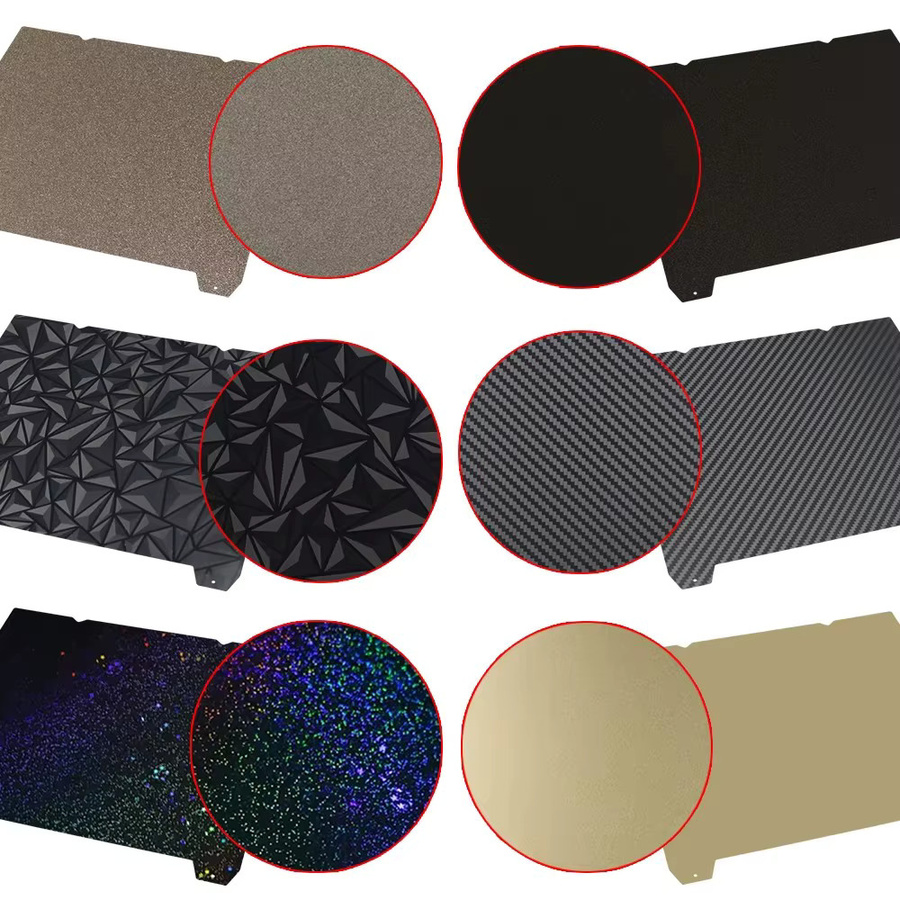 Creality PEI Stahlblech Bauplatte für K1, K1C und K1 Max, glatte Oberfläche für PET, PEO und PEY, Gold, B/T: 235 x 235 mm - Bild 4