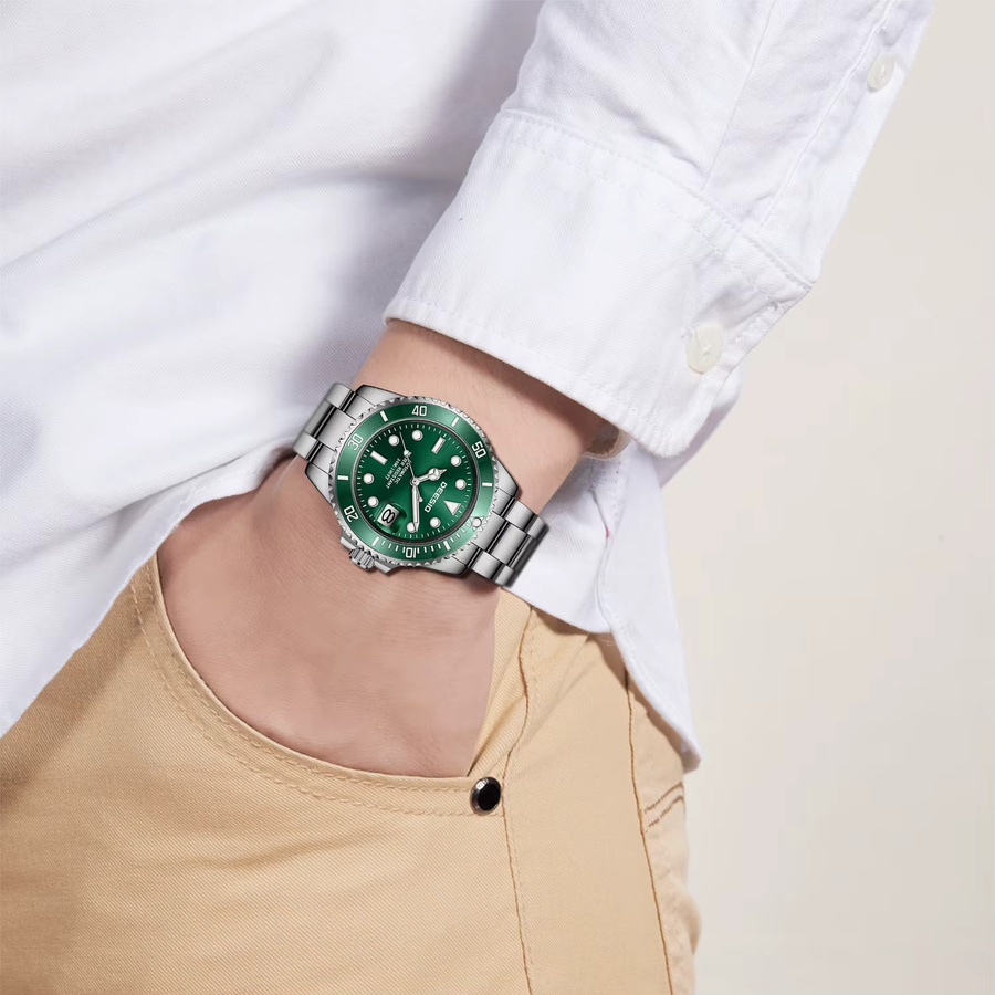 Deesio Armbanduhr Automatik, Edelstahl, Saphirglas, Herren - Bild 5