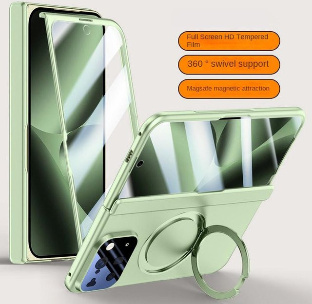 MagSafe Magnetische Schutzhülle für Google Pixel 10 Pro Fold in Grün mit gehärteter Glasfolie für Vollschutz - Bild 1