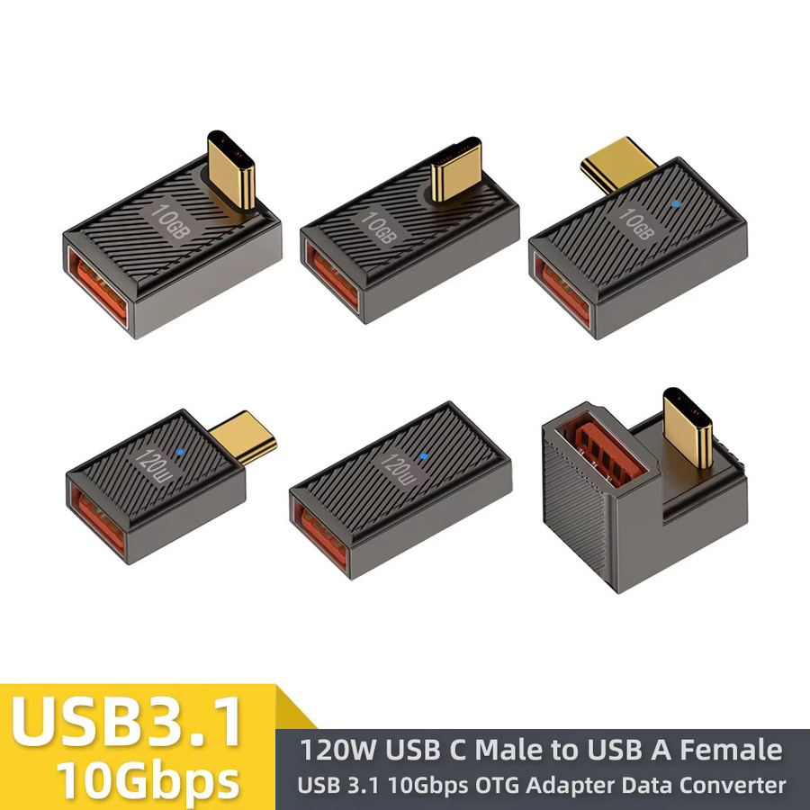 BSN USB-C auf USB-A OTG-Adapter mit USB 3.1 10Gbps Datenübertragung und 120W Schnellladung - Bild 6