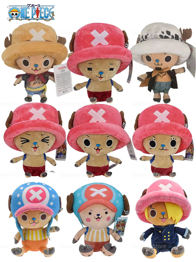 ONE PIECE Plüschfigur Luffy Chopper, Anime-Puppe, 30cm - Bild 3