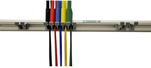 Hirschmann Test & Measurement PMS 4 S LMLH Sicherheits-Messleitungs-Set mit 4mm Lamellenstecker in Rot, Länge: 1,00 m - Bild 1