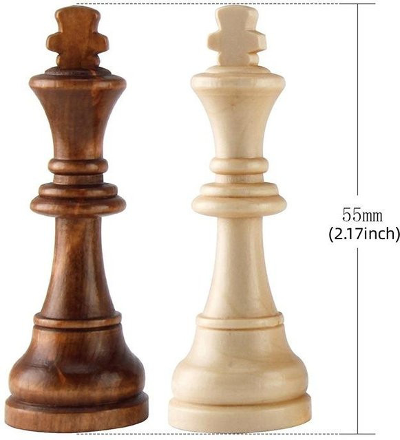 Happy Time For kids Schachfiguren aus Holz, 32-teiliges Set - Bild 1