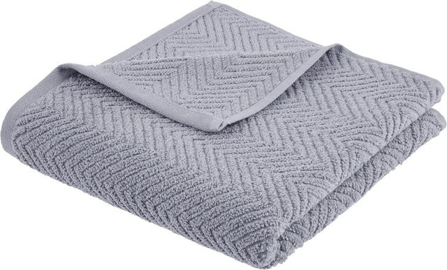 Premium Living Handtuch Ocean Grau aus Baumwolle mit Aufhängeschlaufe, Breite: 50 cm, Länge: 100 cm - Bild 1