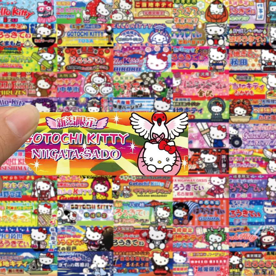 Sanrio Hello Kitty Aufkleber Set, wasserdichte dekorative Sticker in Multicolour für Briefpapier, Telefon und Laptop - Bild 2