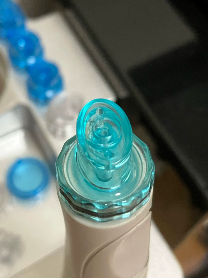 Mikrodermabrasionsmaschine zur Gesichtspflege, transparent - Bild 2