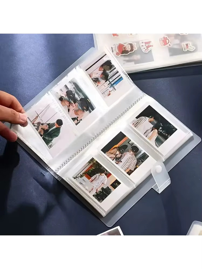 Transparentes Kartenalbum aus Kunststoff-Vinyl mit 240 Fächern zur Aufbewahrung von Karten, Fotos, Tickets und Postkarten - Bild 5