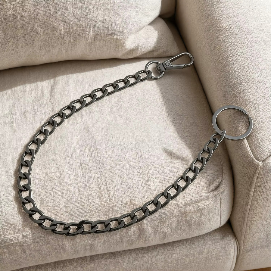 MELORDY Taschenkettenriemen, Metall-Flachkettenriemen, Unisex - Bild 2