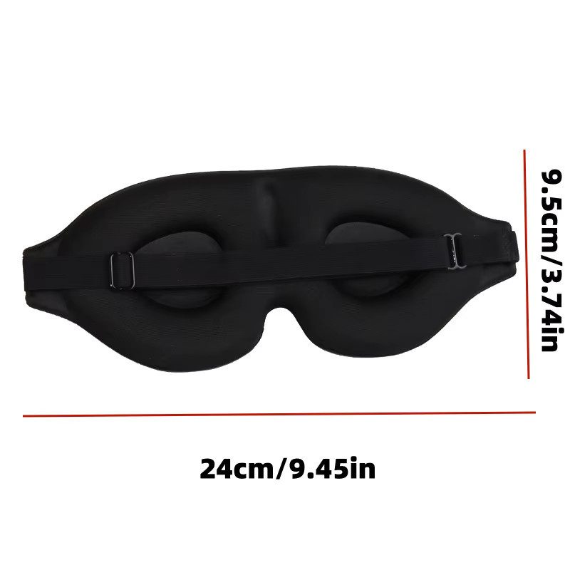 3D-Stereo-Schlafmaske, lichtblockierend, Unisex - Bild 5