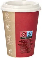 Papstar Coffee To Go Trinkbecher Multicolour 300 ml - Bild 1