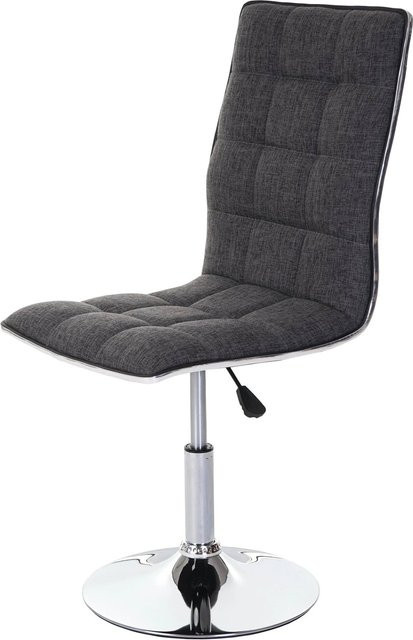 CHEFGASTRO Esszimmerstuhl 2er-Set Modern Grau mit Rautenmuster und 360 Grad Drehsitz, B/T/H: 43 x 54 x 103 cm, Sitzhöhe: 41 cm - Bild 1