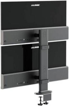 Alogic Elevate 34 Doppelter vertikaler Monitorständer für 34 Zoll Monitore in Grau - Bild 1