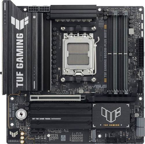 Asus TUF GAMING B850M-PLUS WIFI7 Mainboard AMD AM5 Micro-ATX DDR5 Schwarz - Bild 1