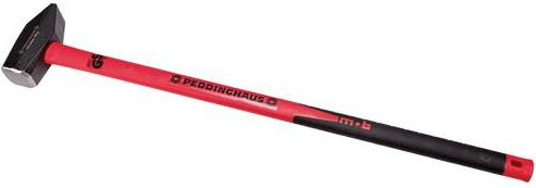 Peddinghaus Ultratec Vorschlaghammer aus Schmiedestahl mit Glasfaserstiel in Schwarz-Rot, Gewicht: 4,83 kg - Bild 1