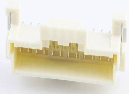 Molex Einbau-Stiftleiste Standard in Weiß, 1 Reihe, Tape on Full Reel - Bild 1