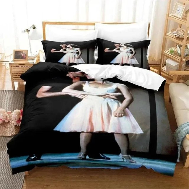 Dirty Dancing 3D Bettwäscheset mit Bettbezug und Kissenbezug in Schwarz, B/H: 135 x 200 cm - Bild 1
