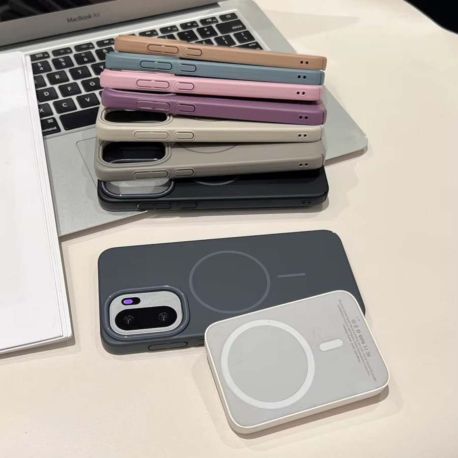 Stoßfeste magnetische Handyhülle mit matter Oberfläche für OnePlus 15 13 13T ACE 6 5 Pro 6T Turbo 6, kompatibel mit MagSafe kabellosem Laden - Bild 3