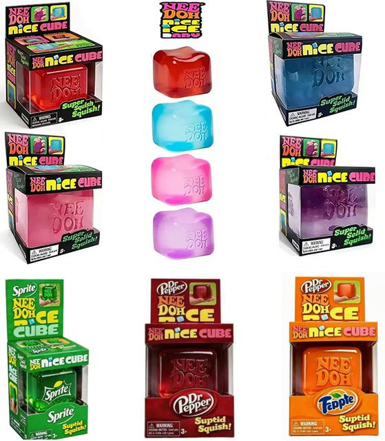 Nee Doh Nice Cube, Weicher Squishy, Silikon, ab 3 Jahre - Bild 1