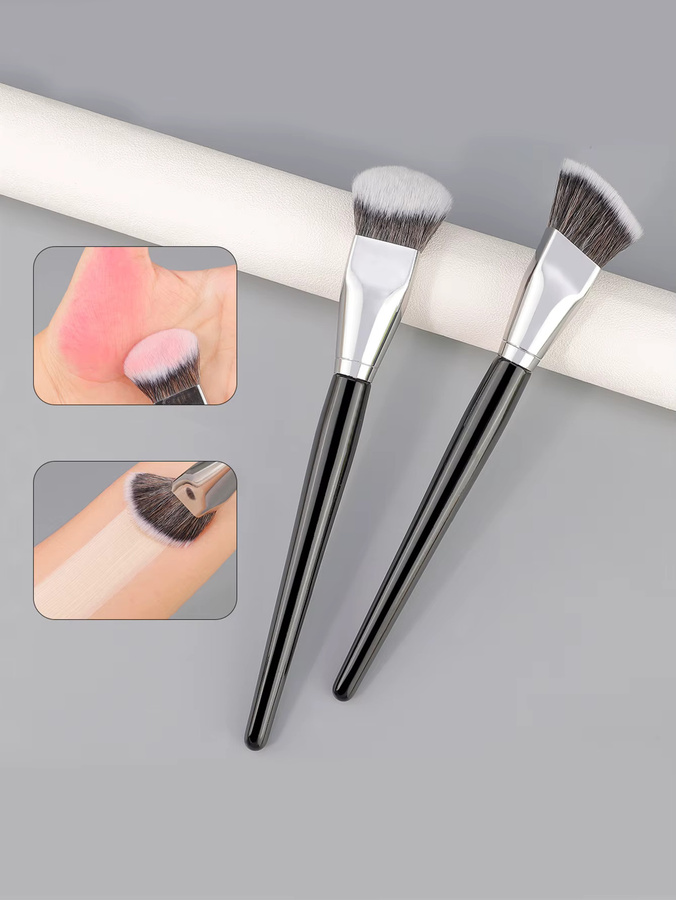 RANCAI Foundation-Make-up-Pinsel mit Holzgriff, Damen - Bild 2