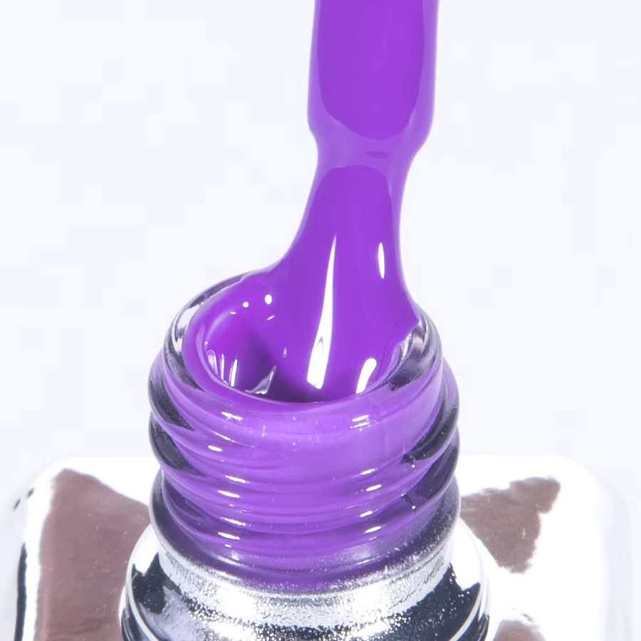 KODIES GEL Nagellack Semi Permanent, Dunkel Lavendel, Glänzend - Bild 2