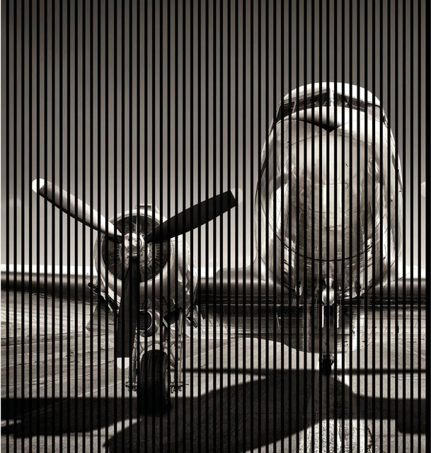 FN Acustico Akustikplatte Flieger 1 in Bunt, foliert mit PET und MDF, H x B x T: 2.400 x 2.253 x 19 mm - Bild 1