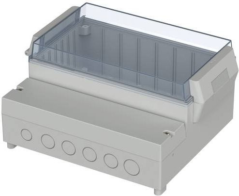 Bopla REGLOCARD RCP 2000 Wand-Gehäuse aus ABS und Polycarbonat in Hellgrau, B/T/H: 21,3 x 18,5 x 10,45 cm - Bild 1