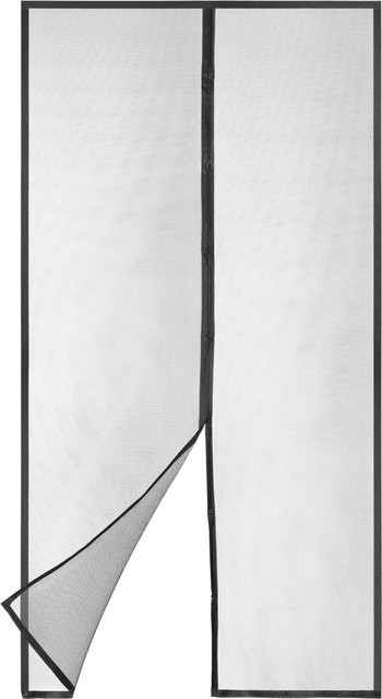 Mömax Insektenschutzvorhang mit Magnetverschluss in Anthrazit, B: 110 cm, H: 220 cm - Bild 1