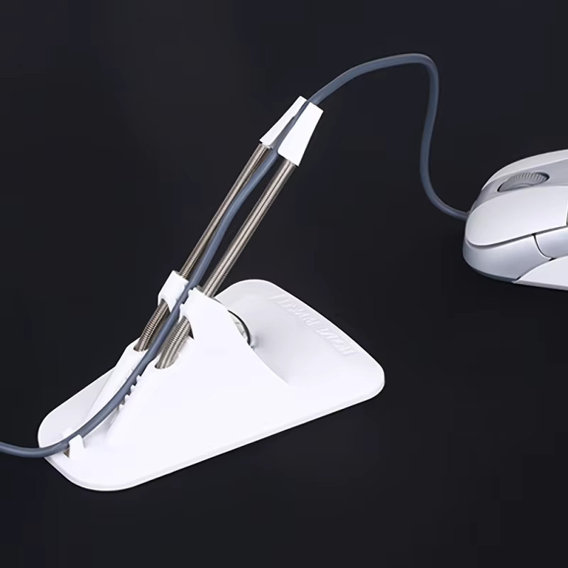 Maus Bungee Pro Gaming Kabelhalter Clip Organizer in Weiß für Esports und PC Zubehör - Bild 4
