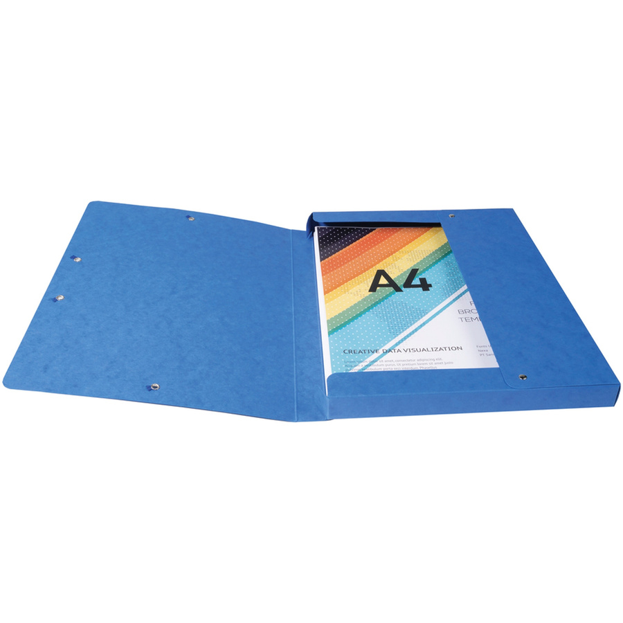 Exacompta Heftbox A4 in Blau mit 25 mm Rückenhöhe - Bild 2
