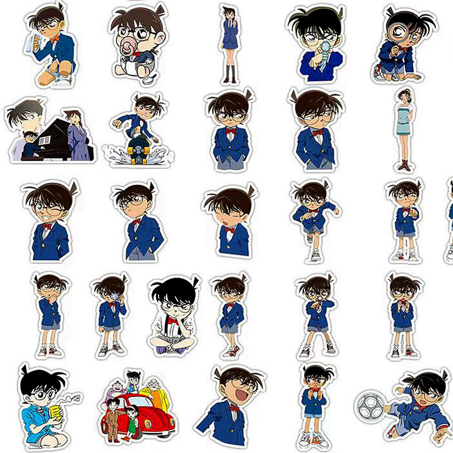 Bandai Conan Anime-Aufkleber, Bunt / Mehrfarbig, 1-teiliges Set - Bild 4