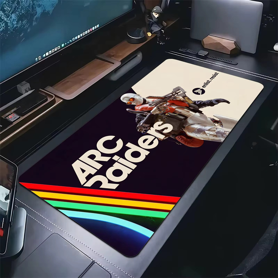 ANLUAN ARC Raiders XXL Gaming-Mauspad und Schreibtischunterlage, Schwarz/Mehrfarbig - Bild 2