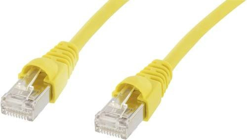 Telegärtner RJ45 Patchkabel CAT 5e F/UTP Ethernet LAN Gelb 25,00 m - Bild 1