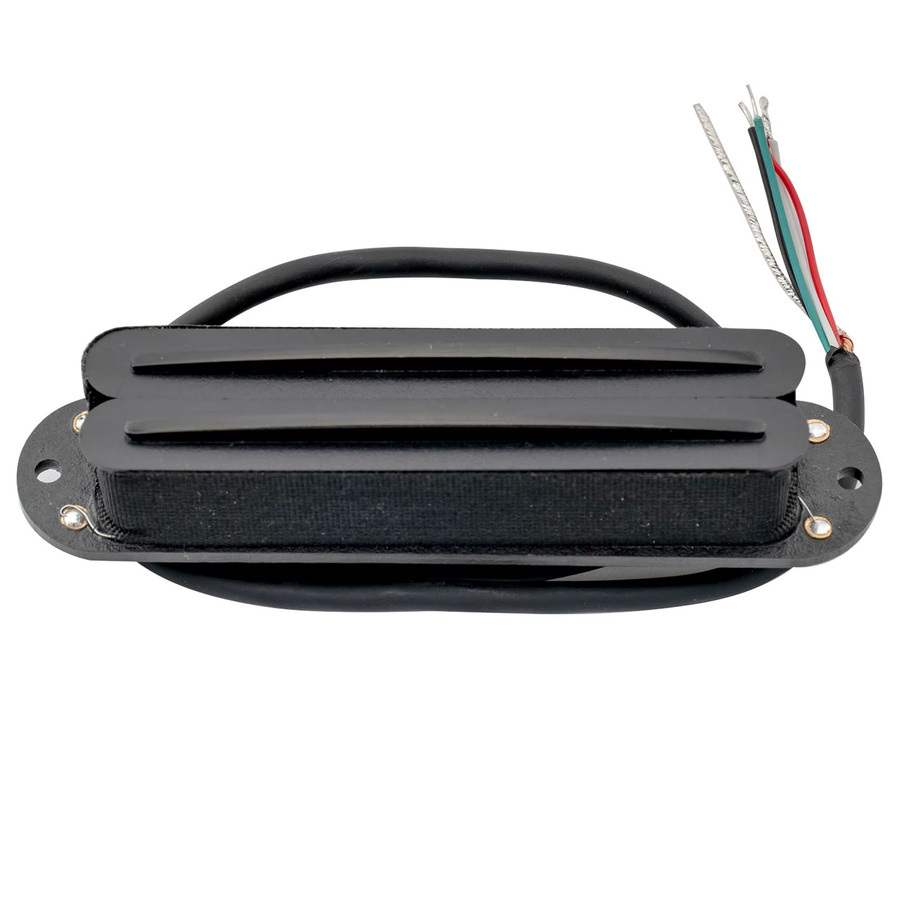Artec SBA73 Alnico 5 Rail Blade Humbucker All Position Pickup 12K für E-Gitarre im ST-Stil, Schwarz - Bild 4