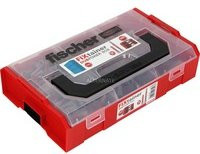 Fischer FixTainer-DUOPOWER Universal-Dübel aus Nylon in Grau und Rot - Bild 1