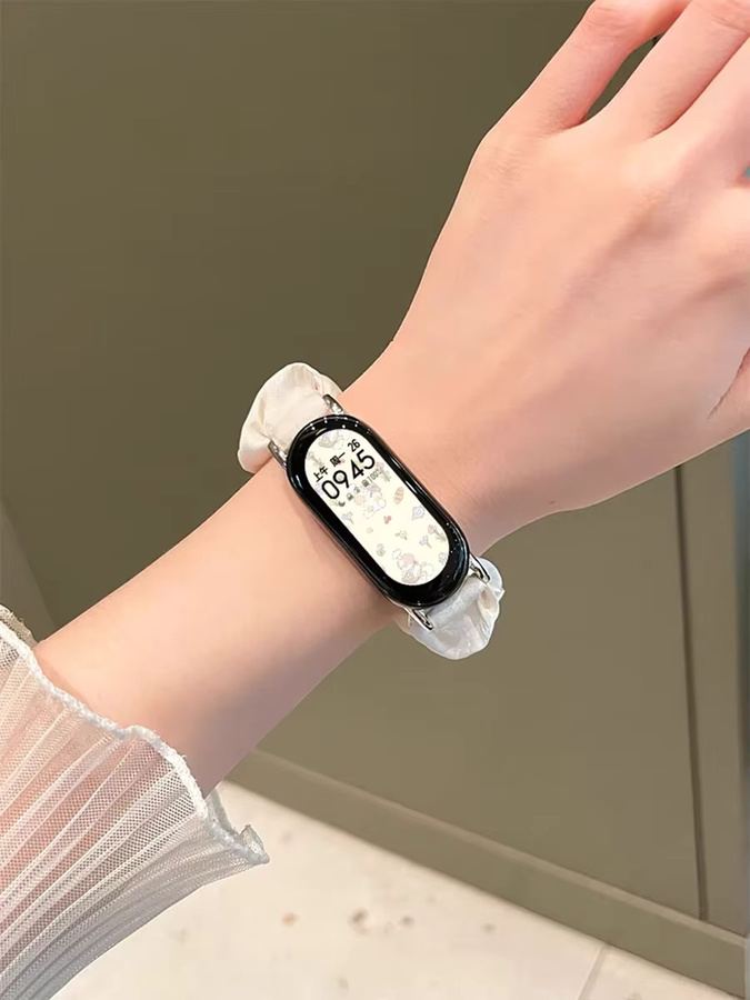 iwujiao Uhrenarmband Leder, Weiß - Bild 2