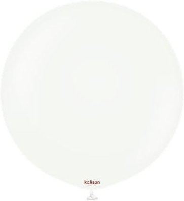 Kalisan Latexballons Weiß, 2 Stück, Durchmesser: 60 cm - Bild 1