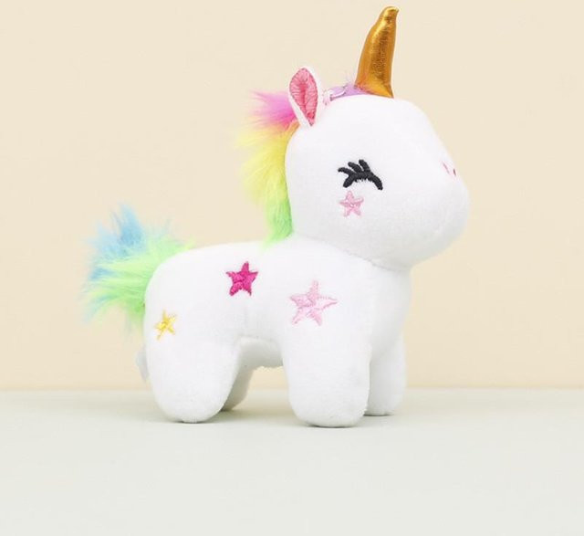 FrostFlora Schlüsselanhänger Einhorn, Weiß, Unisex - Bild 1