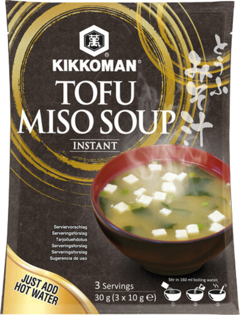 Kikkoman Tofu-Miso-Suppe Instant 3 x 10 g - Bild 1