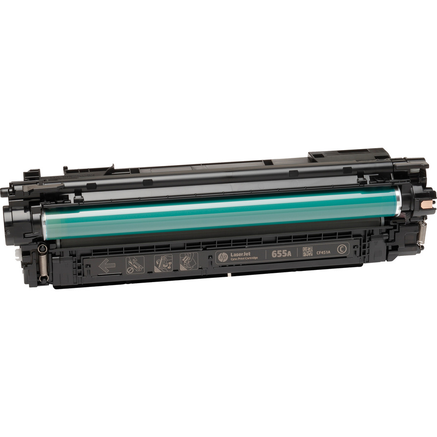 HP Toner 655A Cyan Laser-Tonerpatrone - Bild 1