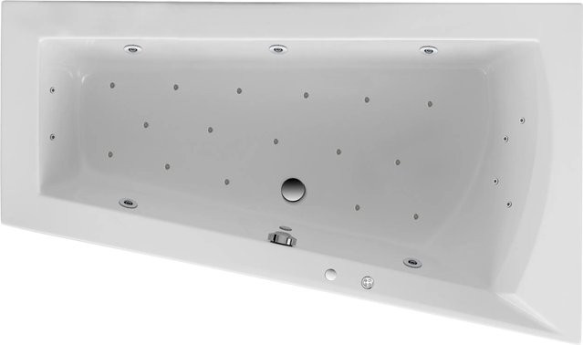 Whirlpool Ottofond Galia I Mod. A Premium in Weiß B: 160 cm, T: 100 cm - Bild 1
