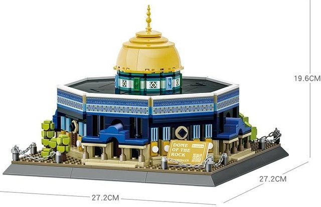 Wucifang Bags Kuppelstein Moschee Bausteine, Architektur, 983 Teile, ab 6 Jahren - Bild 1