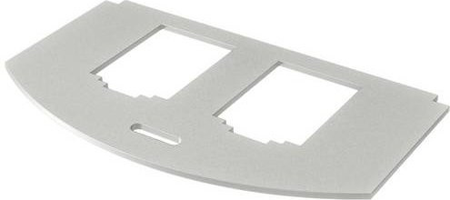 OBO Bettermann MP R2 2B Montageplatte in Grau - Bild 1
