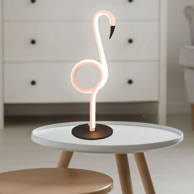 Reality LED-Tischleuchte Ingo in Pink aus Metall, B/L: 35 x 14,5 cm - Bild 2