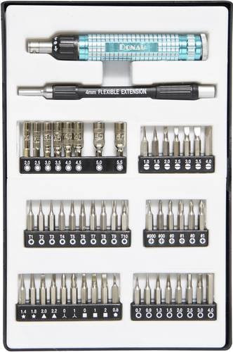 Donau Elektronik Werkstatt Ratschen-Schraubendreher 5/32 (4 mm) aus Aluminium in Multicolor - Bild 1