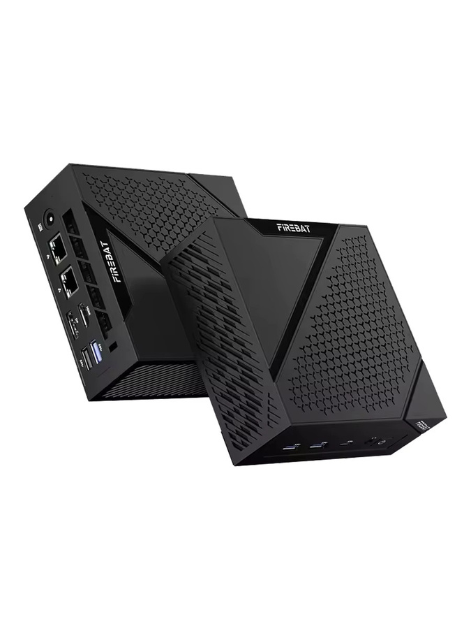 FIREBAT MINI PC AM02 Kompakter Desktop-Computer mit AMD Ryzen 5 6600H, 16GB LP DDR5, 512GB SSD, Windows 11, WIFI6, Bluetooth 5.2, Schwarz - Bild 3