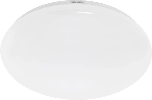 Telefunken LED-Deckenleuchte Apollon in Weiß mit Bewegungssensor und Timer, IP44 für Badbereich, Durchmesser: 40 cm - Bild 1