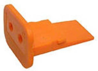 TE Connectivity DT Serie Rundstecker Sicherungskeil in Orange, Gesamtpolzahl: 2 - Bild 1