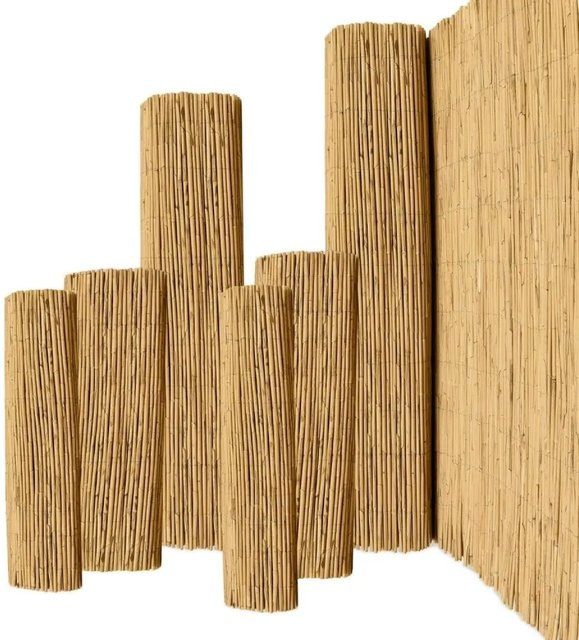 Sol Royal SolVision S36 Sichtschutzzaun aus Holz in Beige und Braun, H x B: 90 x 600 cm - Bild 1